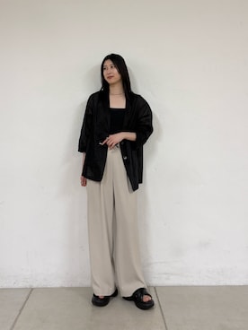 moeさん（レディース・169cm）の春コーディネート