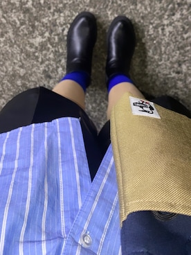 「CHUMS（チャムス）のアイテム（バッグ）」を使った、machaさん（レディース・160cm）の秋コーディネート