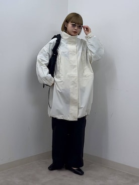 「アイテム（ブルゾン）」を使った、ｎａｒｕｍｉさん（レディース・163cm・20代）の冬コーディネート
