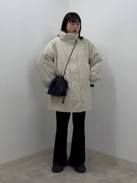 「アイテム（ダウンジャケット/コート）」を使った、ｎａｒｕｍｉさん（レディース・163cm・20代）の秋コーディネート