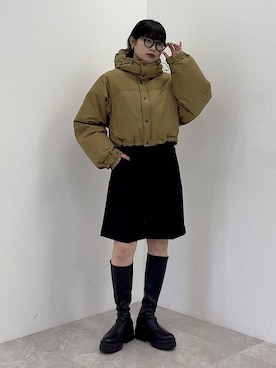 「yuw（ユウ）のアイテム（ジャケット/アウター）」を使った、ｎａｒｕｍｉさん（レディース・163cm）の秋コーディネート