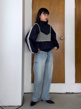 「高見え」｜「アイテム（モカシン/デッキシューズ）」を使った、ｎａｒｕｍｉさん（レディース・163cm）の秋コーディネート