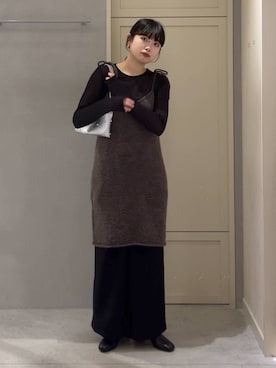 「アイテム（ワンピース/ドレス）」を使った、ｎａｒｕｍｉさん（レディース・163cm・20代）の秋コーディネート