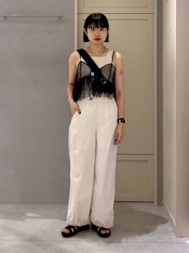 「アイテム（その他トップス）」を使った、ｎａｒｕｍｉさん（レディース・163cm）の夏コーディネート
