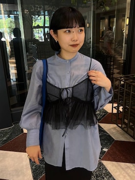 「アイテム（その他トップス）」を使った、ｎａｒｕｍｉさん（レディース・163cm・20代）の春コーディネート
