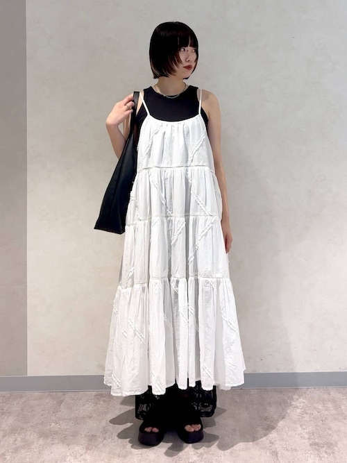 LOWRYS FARM｜コットンボイルキャミワンピース | Rakuten