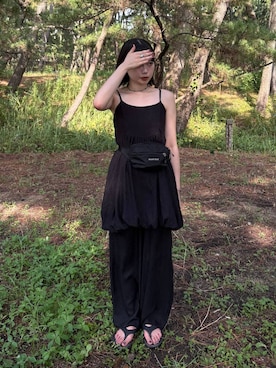 「アイテム（セットアップ）」を使った、ｎａｒｕｍｉさん（レディース・163cm・20代）の夏コーディネート