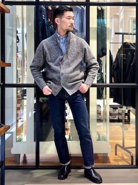 ueta.sさん(メンズ・166cm)の冬コーディネート