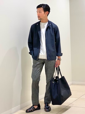 ueta.sさん（メンズ・166cm）の夏コーディネート