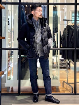 ueta.sさん(メンズ・166cm)の冬コーディネート