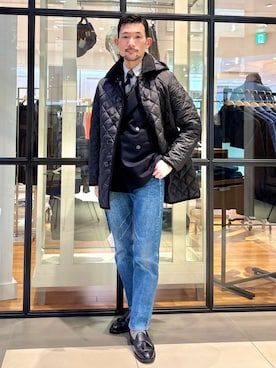 「キルティングコート」｜ueta.sさん（メンズ・166cm）の秋コーディネート