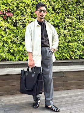 ueta.sさん(メンズ・166cm)の夏コーディネート