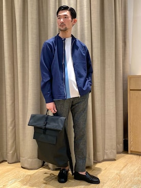 「スリムテーパード」｜ueta.sさん（メンズ・166cm）の夏コーディネート