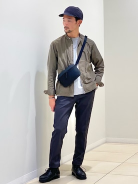 「Nine Tailor（ナインテイラー）のアイテム（帽子）」を使った、ueta.sさん（メンズ・166cm）の秋コーディネート