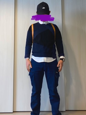 「STUDIOUS（ステュディオス）のアイテム（スウェット）」を使った、YSさん（メンズ・165cm）の冬コーディネート