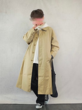 「ASTRONOMY（アストロノミー）のアイテム（パンツ）」を使った、みなりん(Minari)さん（メンズ・170cm）の秋コーディネート