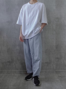 「ジーユー」｜みなりん(Minari)さん（メンズ・170cm）の春コーディネート