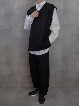 「ジーユー」｜みなりん(Minari)さん（メンズ・170cm）の春コーディネート