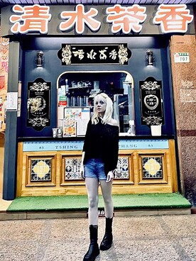 「shorts」｜「アイテム（ジャージ）」を使った、Noe Martín Carvajalさん（レディース・165cm）の春コーディネート
