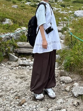 「アイテム（チュニック）」を使った、demizz00さん（レディース・159cm）の秋コーディネート