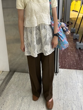 「アイテム（チュニック）」を使った、demizz00さん（レディース・159cm）の秋コーディネート