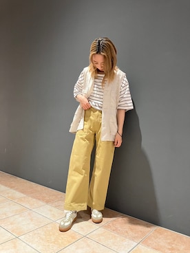 「ファッションの力を信じよう」｜「アイテム（レッグウェア）」を使った、Nagasakiさん（レディース・164cm）の春コーディネート