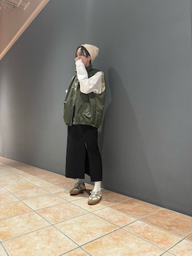 「ファッションの力を信じよう」｜「アイテム（レッグウェア）」を使った、Nagasakiさん（レディース・164cm）の秋コーディネート