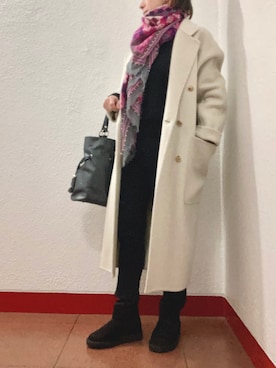 「BARCOS（バルコス）のアイテム」を使った、Coat.Iさん（レディース・152cm）の冬コーディネート