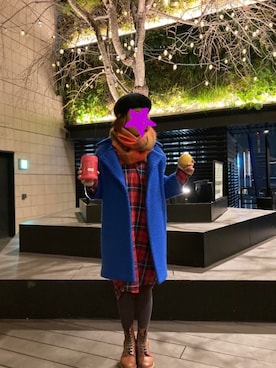 「THE SHINZONE（ザ　シンゾーン）のアイテム（ワンピース/ドレス）」を使った、Coat.Iさん（レディース・152cm）の冬コーディネート
