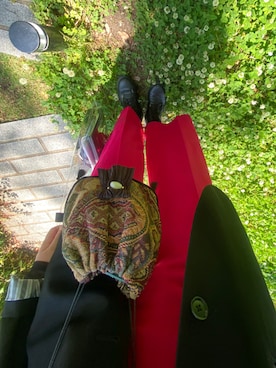 「HILTON（ヒルトン）のアイテム」を使った、未悠さん（レディース・165cm）の春コーディネート