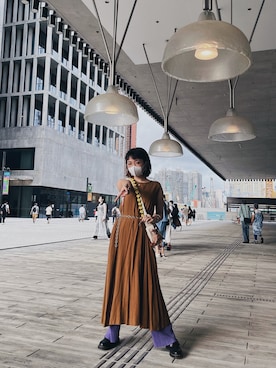 「oversize」｜「アイテム（ワンピース/ドレス）」を使った、puieeeeeeさん（レディース・166cm）の夏コーディネート