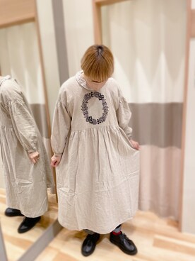 「おとなコーデ」｜「アイテム（ワンピース/ドレス）」を使った、chi211030さん（レディース・165cm）の秋コーディネート