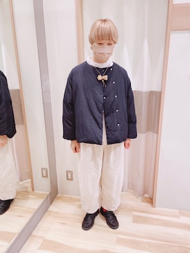 「sm2rhythm（サマンサモスモスリズム）のアイテム（ジャケット/アウター）」を使った、chi211030さん（レディース・165cm）の秋コーディネート