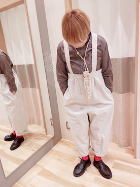 「ナチュラルスタイル」｜「アイテム（アクセサリー）」を使った、chi211030さん（レディース・165cm）の秋コーディネート