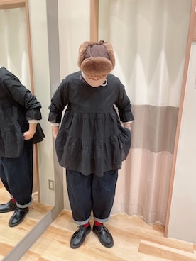 「Green　Parks（グリーンパークス）のアイテム」を使った、chi211030さん（レディース・165cm）の冬コーディネート