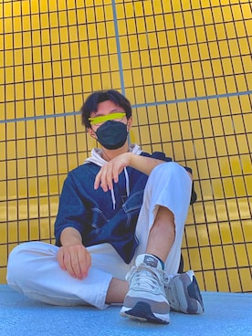 「WORLD WORKERS（ワールドワーカーズ）のアイテム」を使った、juna/wearさん（メンズ・170cm）の夏コーディネート