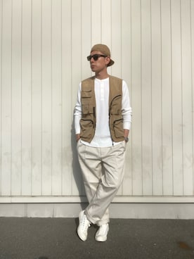 「LOGOS（ロゴス）のアイテム」を使った、liu1945さん（メンズ・174cm）の秋コーディネート
