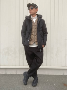「ARMY TWILL（アーミーツイル）のアイテム（パンツ）」を使った、liu1945さん（メンズ・174cm）の秋コーディネート