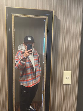 「CONVERSE（コンバース）のアイテム（スウェットパンツ）」を使った、haya10さん（メンズ・173cm）の春コーディネート