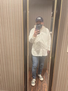 「アイテム（パーカー）」を使った、haya10さん（メンズ・173cm）の春コーディネート