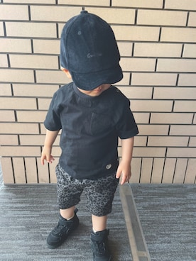 「ZERO standerd（ゼロスタンダード）のアイテム」を使った、shunmamさん（キッズ・80cm）の春コーディネート