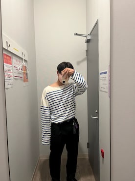 「johnbull」｜「アイテム（パンツ）」を使った、UToさん（メンズ・165cm）の冬コーディネート