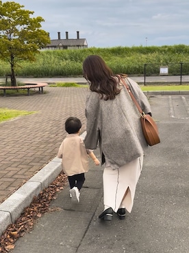 「アイテム（ワンピース/ドレス）」を使った、chicchimoさん（レディース・152cm）の秋コーディネート