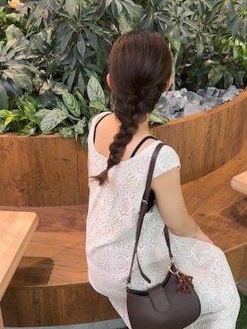 「アイテム（ワンピース/ドレス）」を使った、chicchimoさん（レディース・152cm）の夏コーディネート