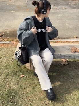 「Marshall（マーシャル）のアイテム」を使った、chicchimoさん（レディース・152cm）の冬コーディネート