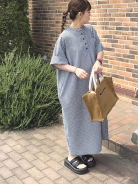 「MARNI（マルニ）のアイテム」を使った、chicchimoさん（レディース・152cm）の夏コーディネート