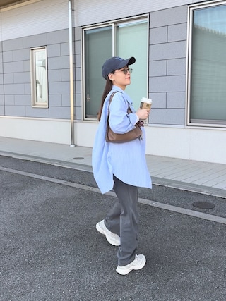 「Reebok（リーボック）のベルウェーブ / BELWAVE（スニーカー）」を使った、chicchimoさん（レディース・152cm）の春コーディネート