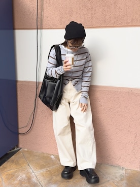 「ビーニー」｜chicchimoさん（レディース・152cm）の春コーディネート