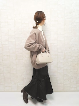 「RETRO GIRL（レトロガール）のアイテム」を使った、chicchimoさん（レディース・152cm）の冬コーディネート