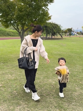 「アイテム（ワンピース/ドレス）」を使った、chicchimoさん（レディース・152cm）の冬コーディネート